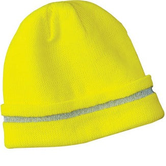 CornerStone® - Enhanced Visibility Beanie with Reflective Stripe