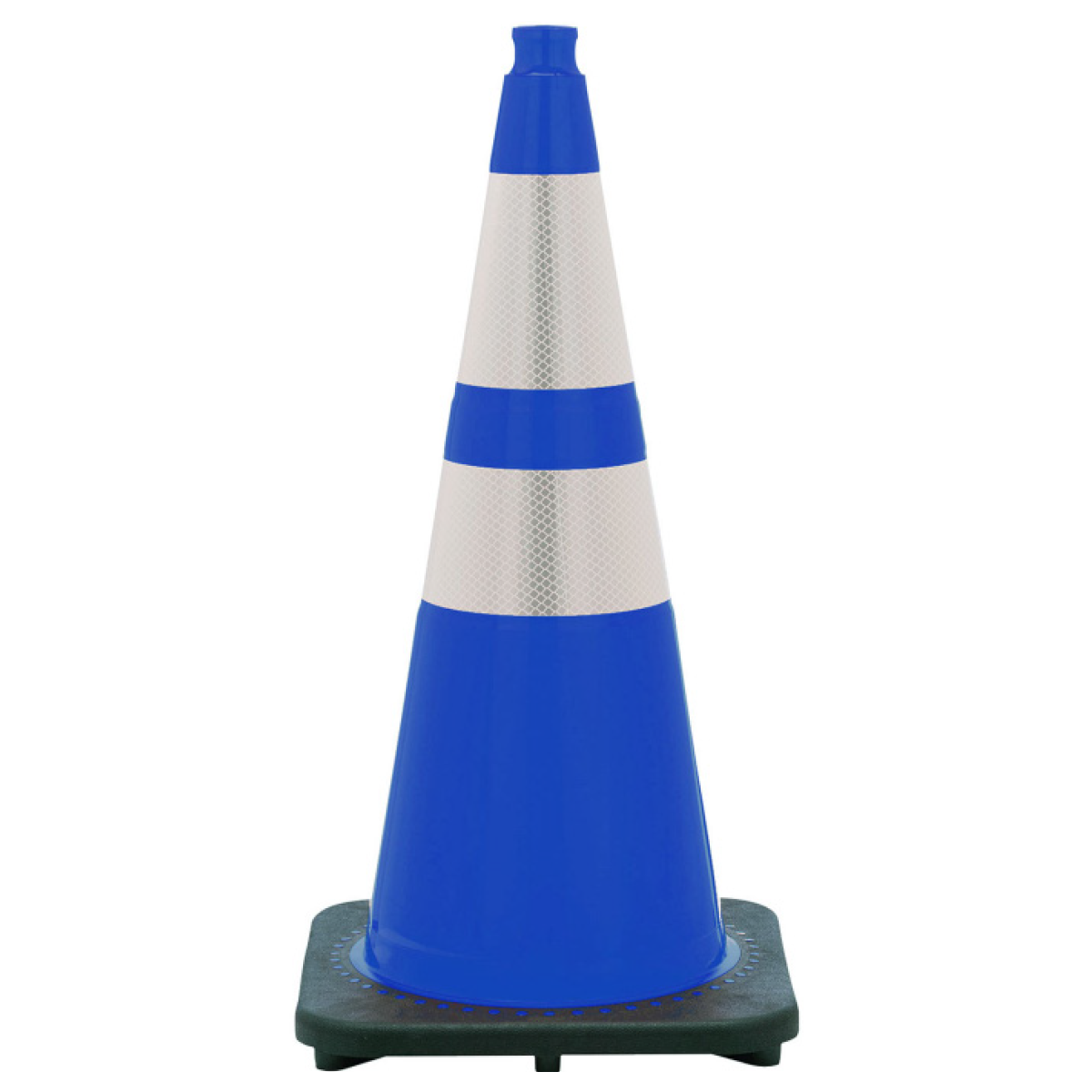 28” Color Traffic Cone With Black Base