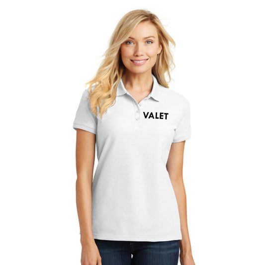 Valet Womens Core Classic Pique Polo
