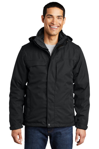 Port Authority® Herringbone 3-in-1 Parka