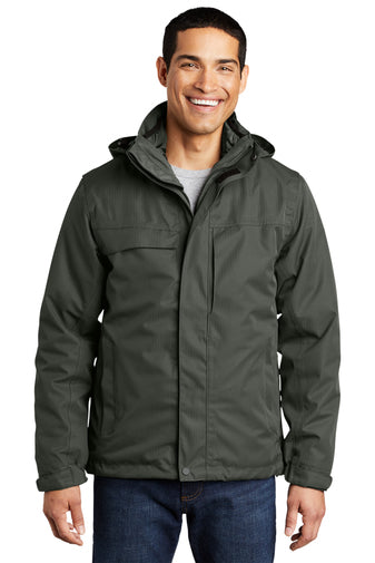 Port Authority® Herringbone 3-in-1 Parka
