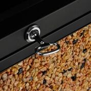 RUGGED 40-GALLON ALL-WEATHER TRASH CONTAINER WITH ASHTRAY LID