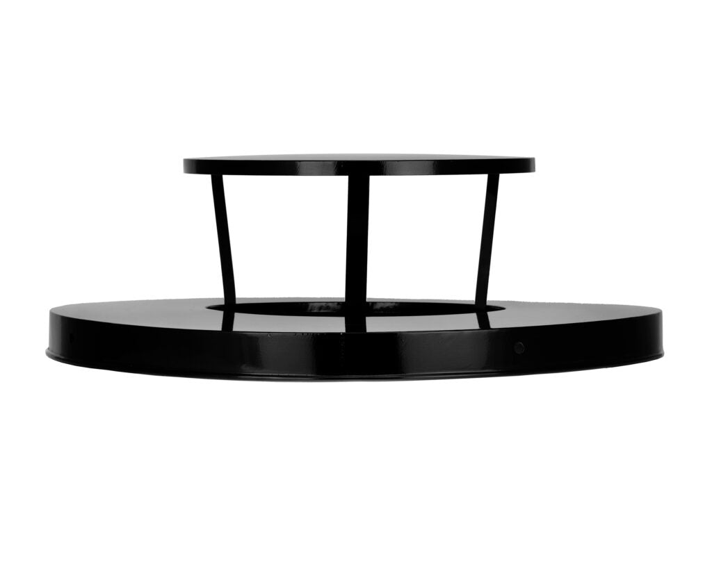 RAIN BONNET LID FOR 38 GALLON OUTDOOR METAL WASTE RECEPTACLE