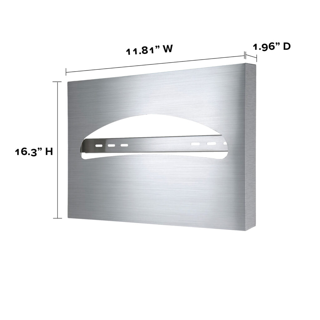 STAINLESS STEEL BRUSHED TOILET SEAT COVER DISPENSER