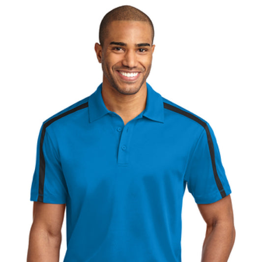 Port Authority® Silk Touch™ Performance Colorblock Stripe Polo