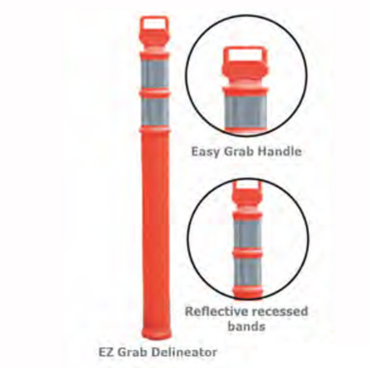 EZ Grab Straight Delineator Portable