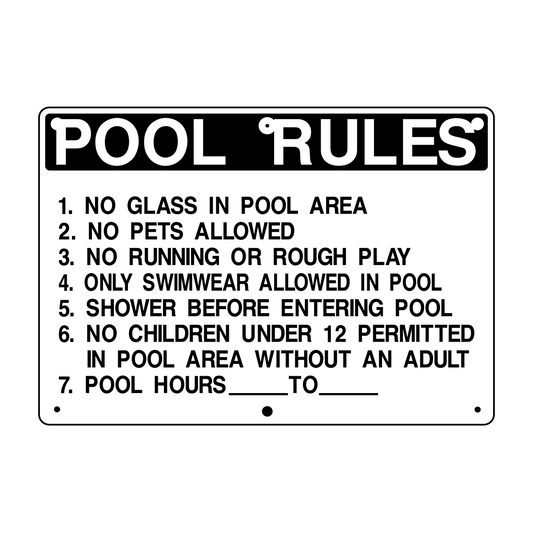 Pool Rules