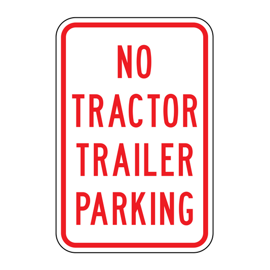 No Tractor Trailer Parking