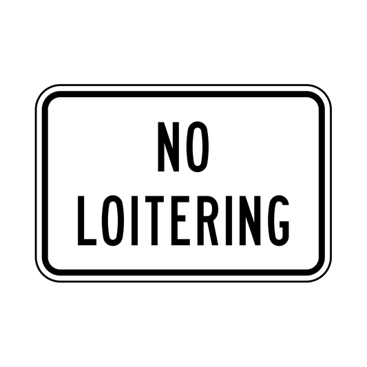 No Loitering