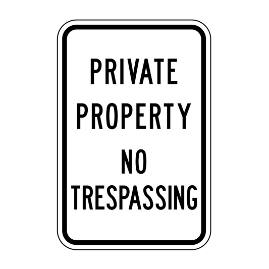 Private Property No Trespassing