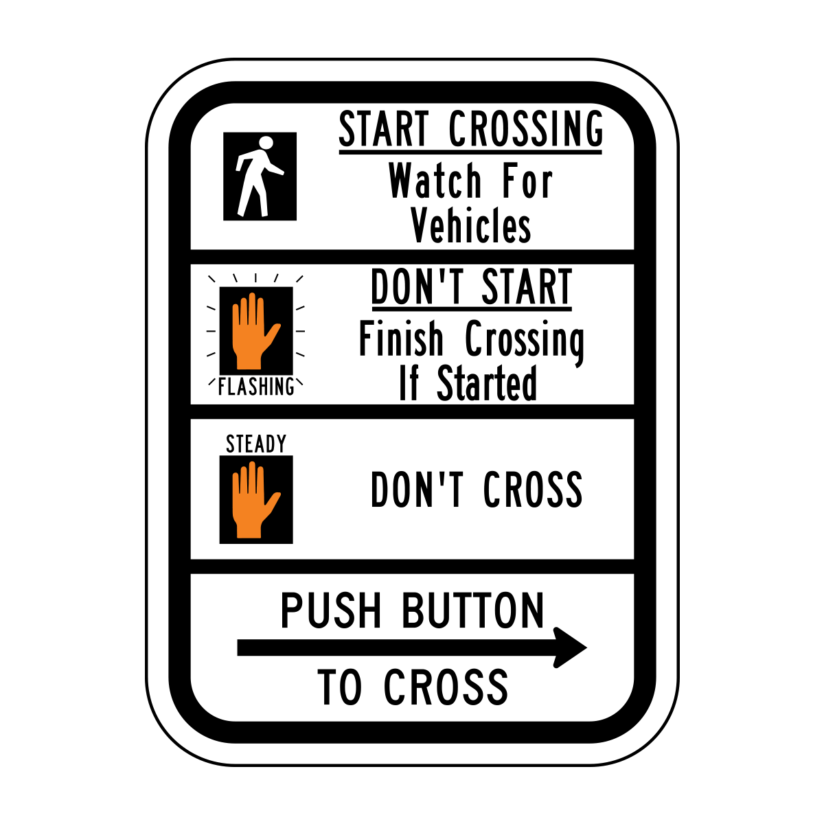 Push Button To Cross Right