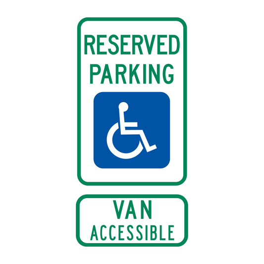 Reserved Parking Van Accessible (Texas)