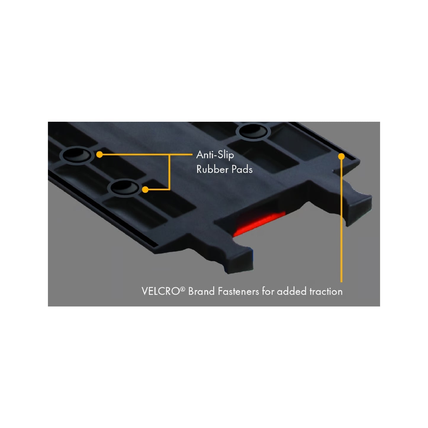 Anti-Slip Rubber Pad Traction Kit for Low Profile Standard Ramp Guard Dog® Cable Protector