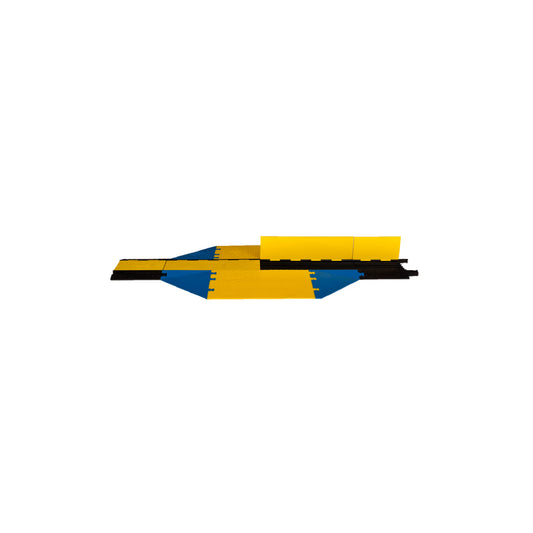 Kit 1, 5-Channel Yellow Jacket® AMS® Modular Accessibility Safety Ramp System, ADA Cable Protector for 1" Lines