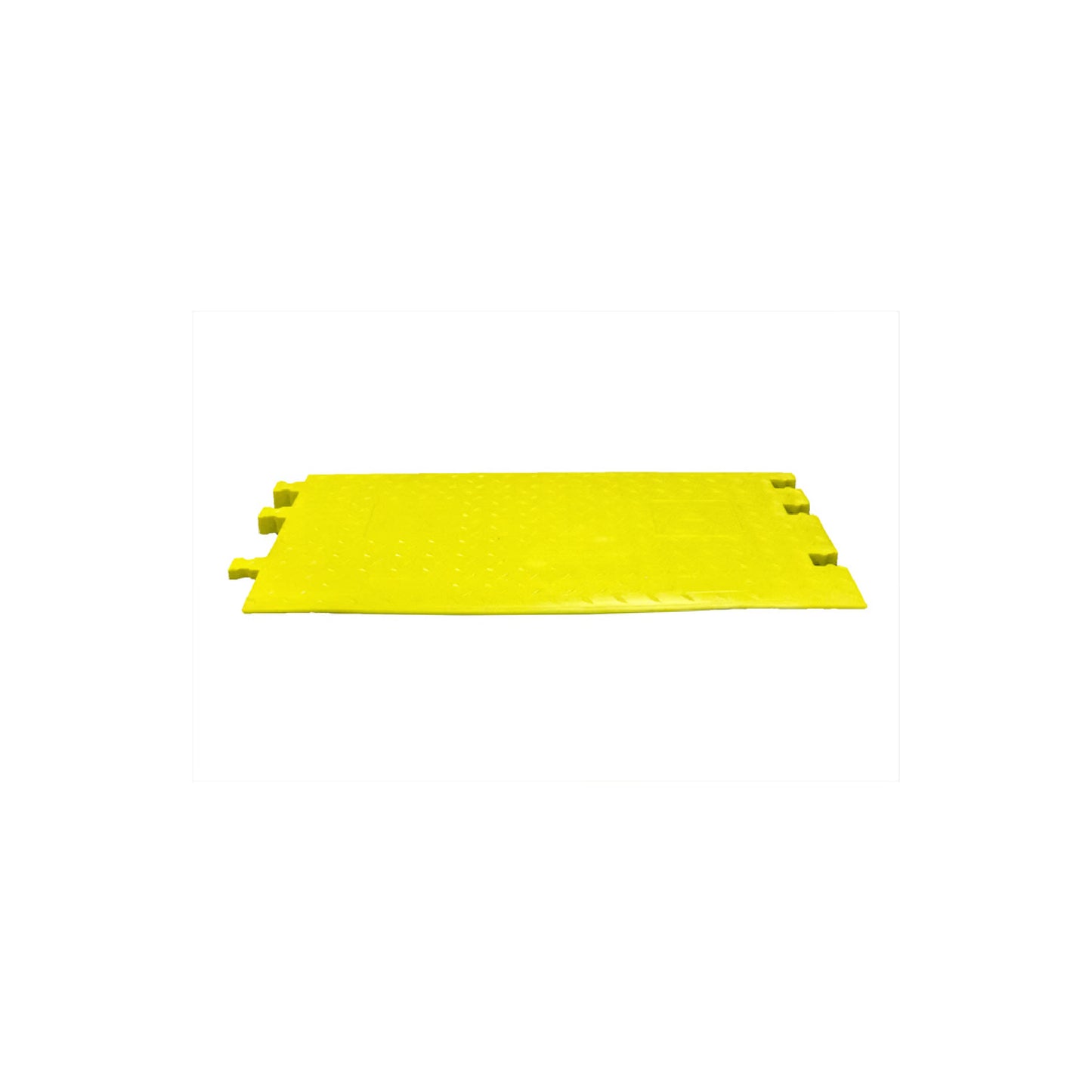 Female Ramp for 5-Channel Yellow Jacket® AMS® Modular Accessibility System, ADA Cable Protector for 1" Lines, Yellow