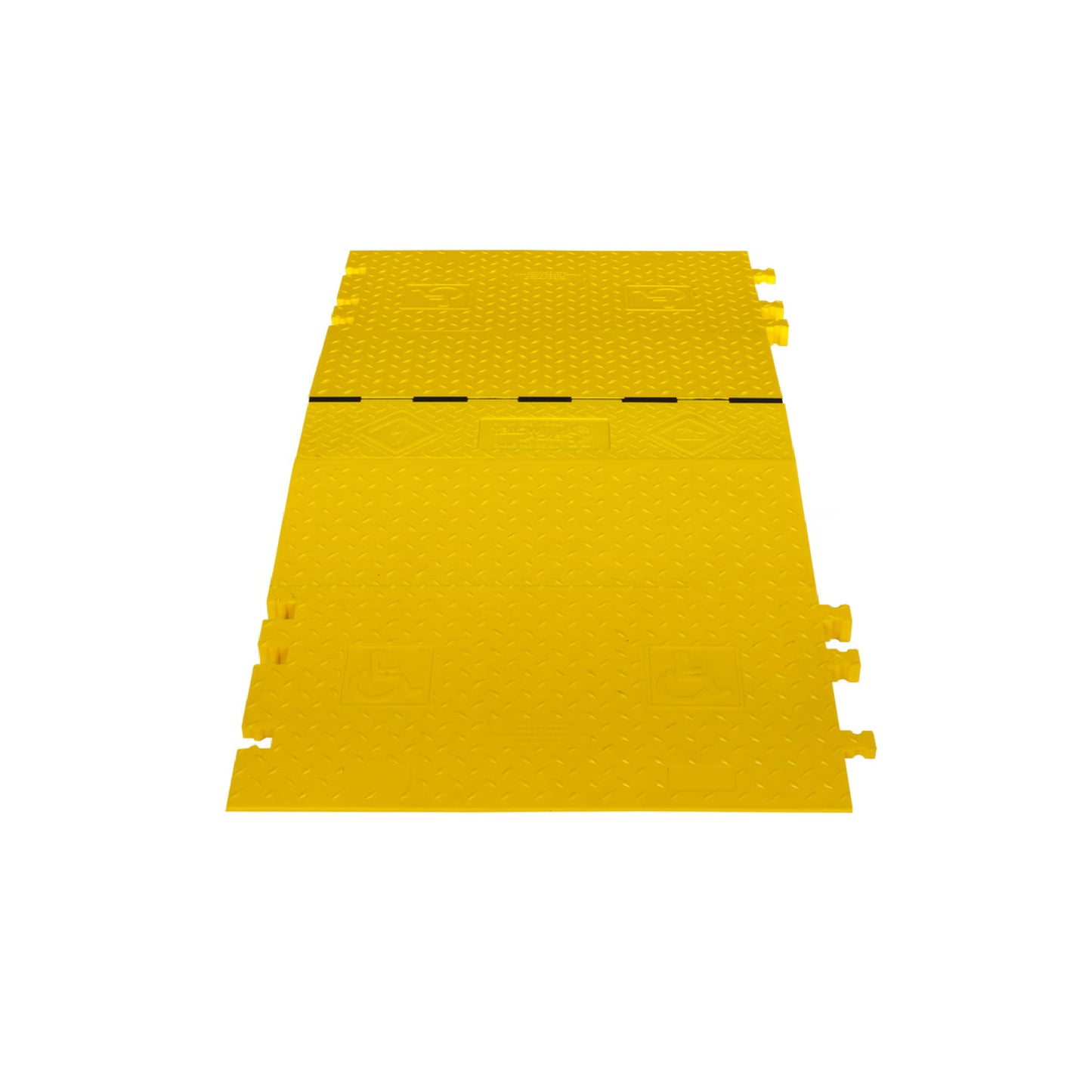 Kit 2, 3-Channel Yellow Jacket® AMS® Modular Accessibility Ramp System, ADA Cable Protector for 2.25" Lines