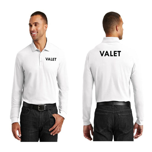 Valet Long Sleeve Core Classic Pique Polo