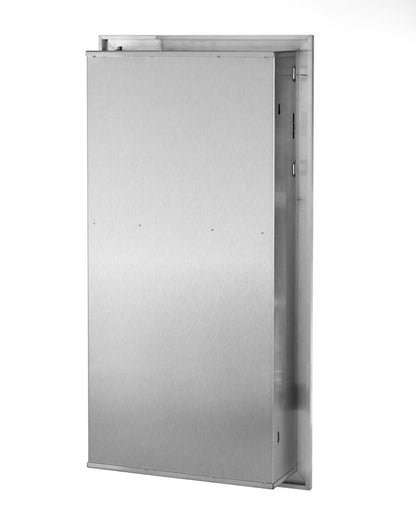 RECESSED PAPER TOWEL DISPENSER / WASTE RECEPTACLE