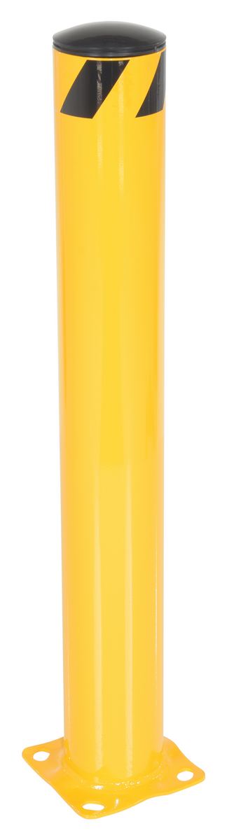 24" Yellow Steel Pipe Bollard