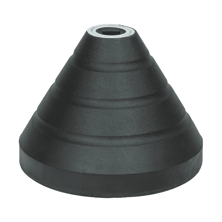 Rubber Post Rubber Form Base PVC Post – Parking Pro Shop