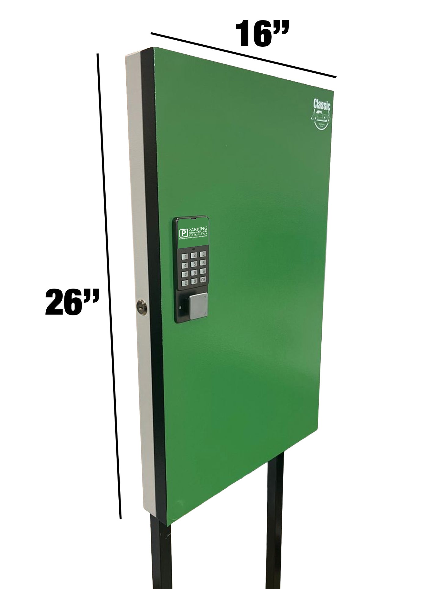 96 or 192 Hook Valet Key Box with Combination Lock - Wall Mount or Optional Metal Stand