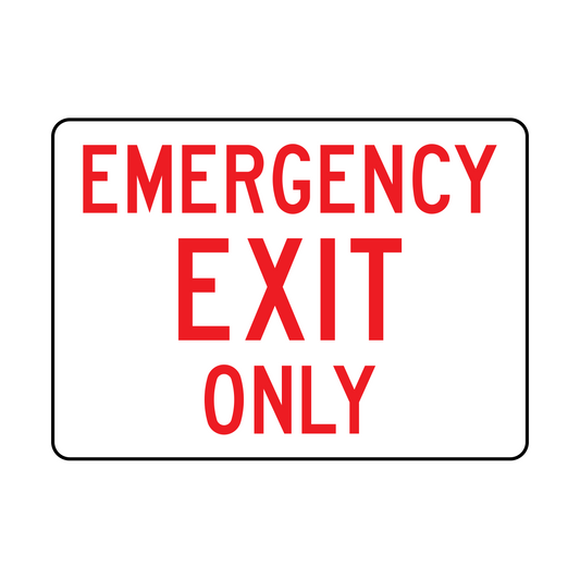 Emergency Exit Only