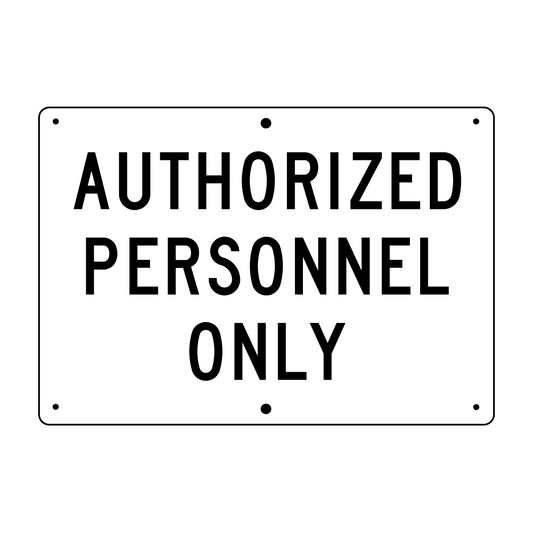 Authorized Personal Only