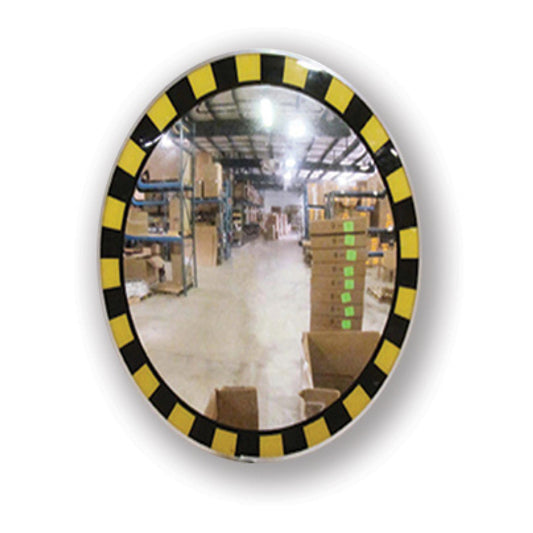 Safety Border Caution Mirrors with Stripes Indoor