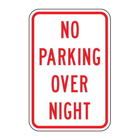 No Parking Over Night