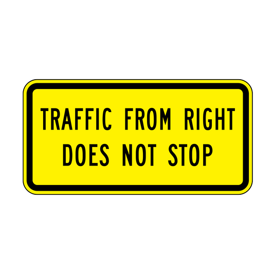 Traffic From Right Does Not Stop Sign