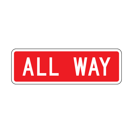 All Way Sign