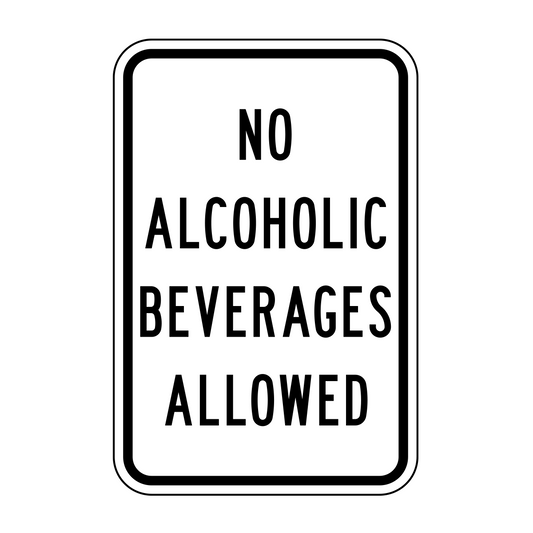 No Alcoholic Beverages Allowed