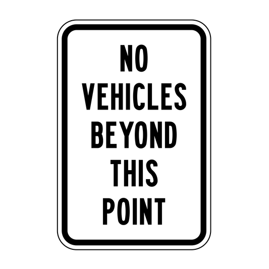 No Vehicles Beyond This Point