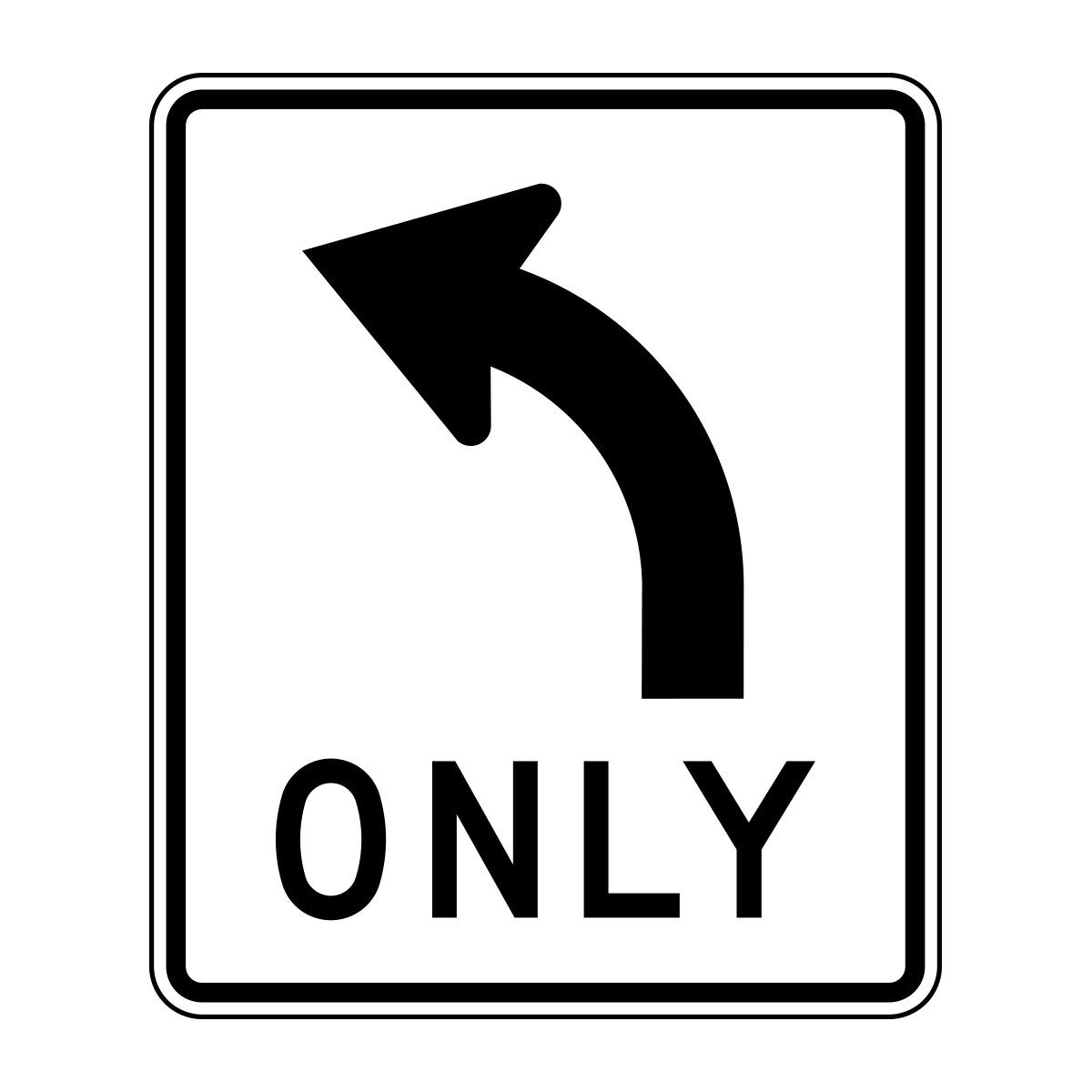 Mandatory Left Turn