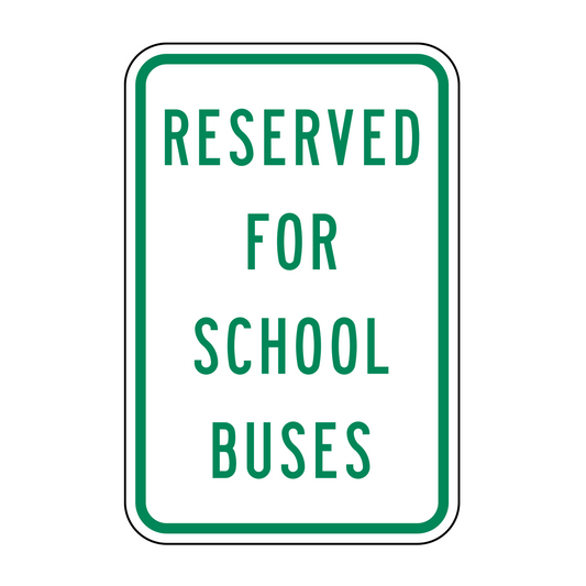 Reserved For School Buses