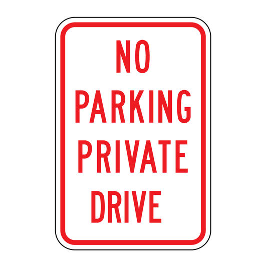 No Parking Private Drive