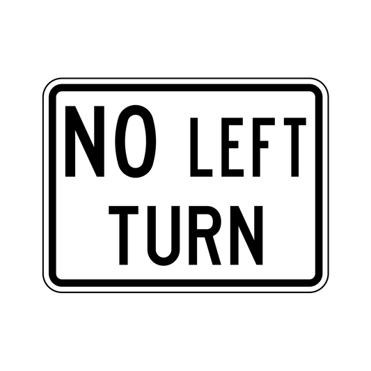 NO Left Turn
