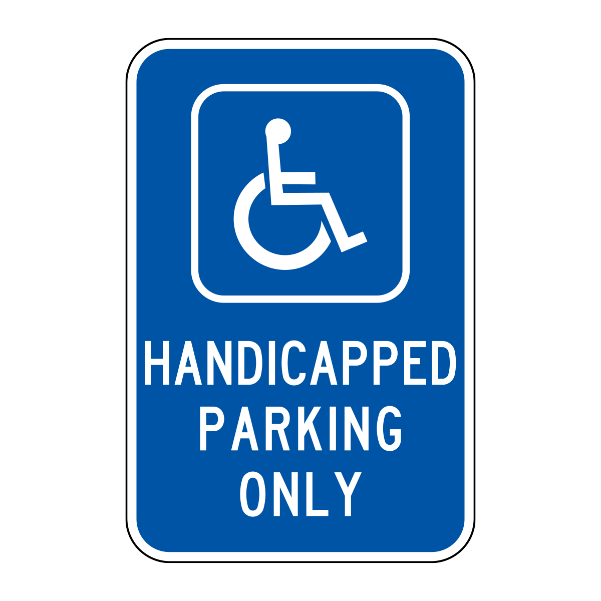 Handicapped Parking Only