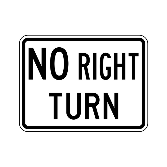 NO Right Turn