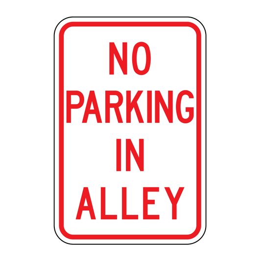 No Parking In Alley