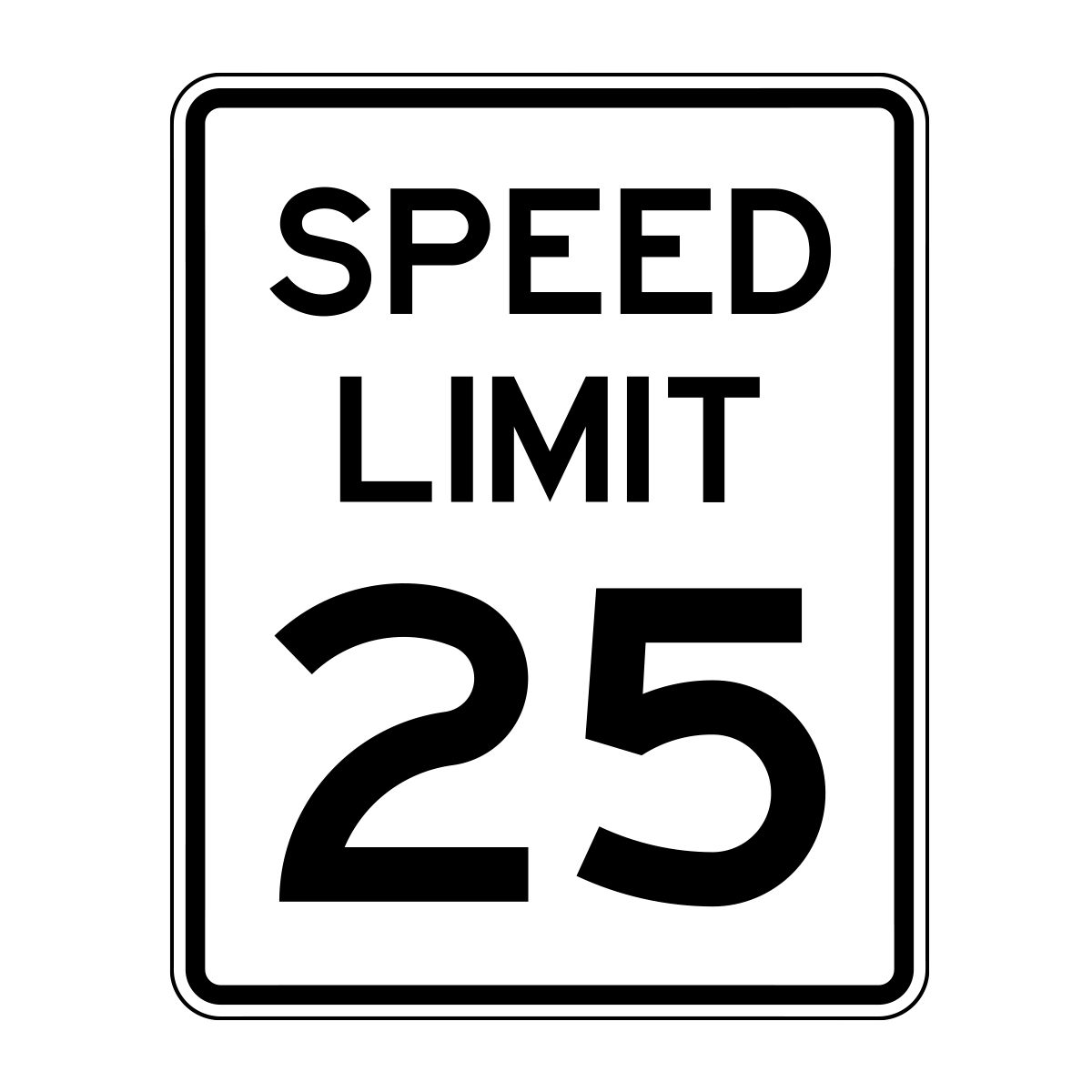 Speed Limit 25