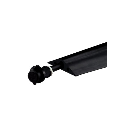 5 ft., Single Channel, Rubber Cord Cover, Rubber Duct
