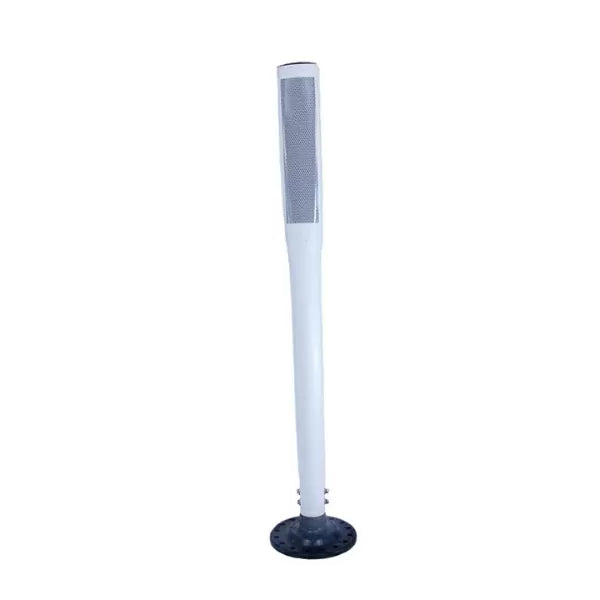 TD5200 3″ Flat x 48″ White Post & Boomerang Base, No reflective