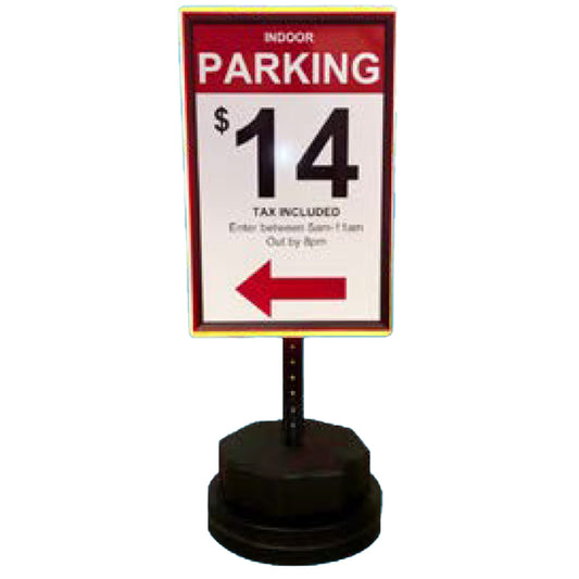 Just Tip & Roll Portable Sign System