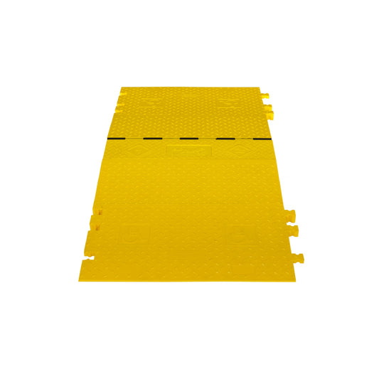 Kit 2, 3-Channel Yellow Jacket® AMS® Modular Accessibility Ramp System, ADA Cable Protector for 2.25" Lines