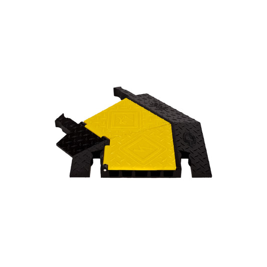Left Turn for YJ5-125-Y/B 5-Channel Yellow Jacket® Cable Protector