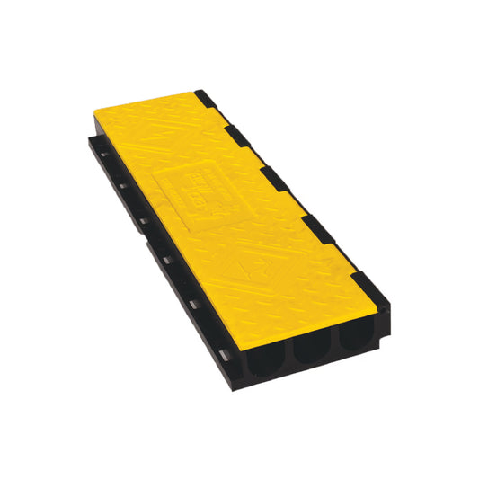 Center Section for 3-Channel Yellow Jacket® AMS® Modular Accessibility System, ADA Cable Protector for 2.25" Lines